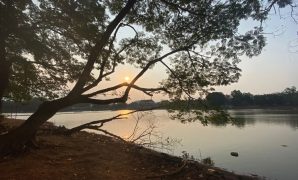 sunset danau cavalio