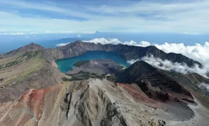 jejak vulkanik gunung rinjani