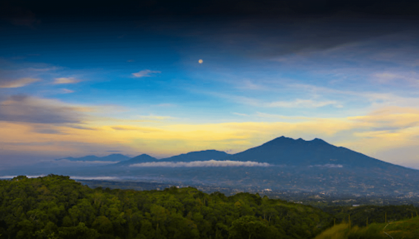 sunrise puncak halimun