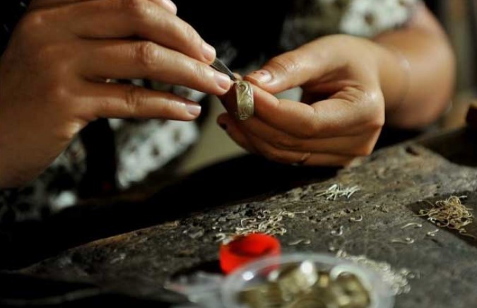 desa pengrajin perak bali