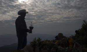 ritual hujan di gunung lampung tengah